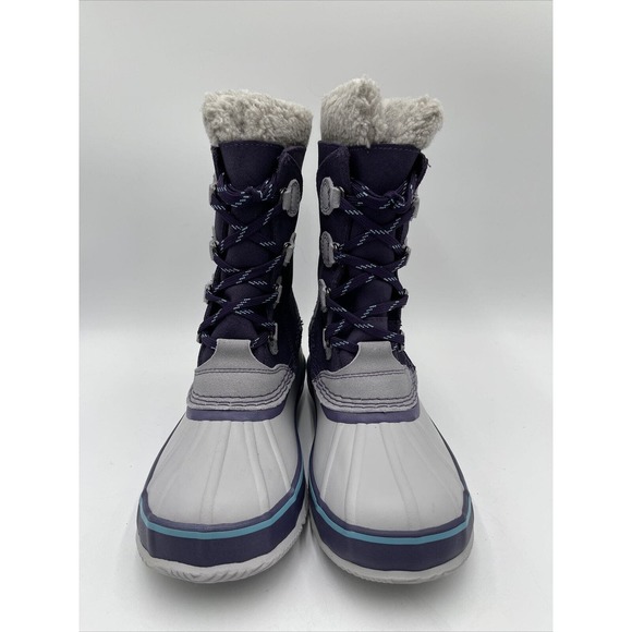 Women's L.L.Bean Snow Boots, Suede Purple Night/Pewter Size 8M - Picture 2 of 5